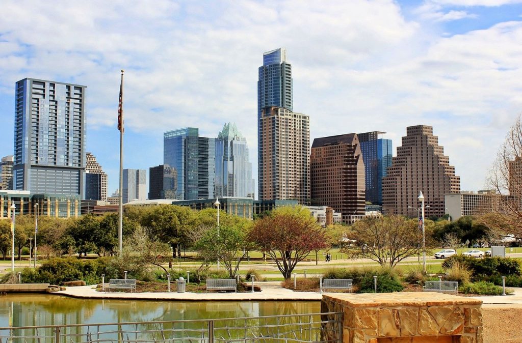 skyline, cityscape, skyscrapers